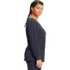 Cherokee Infinity Long Sleeve Scrubs for Women, 4-Way Stretch Performance Fabric – CK781A(Pewter)