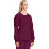 Cherokee Infinity Long Sleeve Scrubs for Women, 4-Way Stretch Performance Fabric – CK781A(Wine)