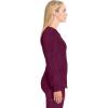 Cherokee Infinity Long Sleeve Scrubs for Women, 4-Way Stretch Performance Fabric – CK781A(Wine)