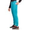 Cherokee Infinity Mens Mid Rise Jogger Scrub Pants Drawstring Waist, 4 Pockets, Zip Cargo Pocket, Rib-Knit Cuffs – IN204A(Aquaturque)