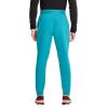 Cherokee Infinity Mens Mid Rise Jogger Scrub Pants Drawstring Waist, 4 Pockets, Zip Cargo Pocket, Rib-Knit Cuffs – IN204A(Aquaturque)