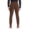 Cherokee Infinity Mens Mid Rise Jogger Scrub Pants Drawstring Waist, 4 Pockets, Zip Cargo Pocket, Rib-Knit Cuffs – IN204A(Espresso Express)