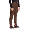 Cherokee Infinity Mens Mid Rise Jogger Scrub Pants Drawstring Waist, 4 Pockets, Zip Cargo Pocket, Rib-Knit Cuffs – IN204A(Espresso Express)