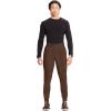 Cherokee Infinity Mens Mid Rise Jogger Scrub Pants Drawstring Waist, 4 Pockets, Zip Cargo Pocket, Rib-Knit Cuffs – IN204A(Espresso Express)