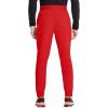 Cherokee Infinity Mens Mid Rise Jogger Scrub Pants Drawstring Waist, 4 Pockets, Zip Cargo Pocket, Rib-Knit Cuffs – IN204A(Fire Bird)