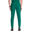 Cherokee Infinity Mens Mid Rise Jogger Scrub Pants Drawstring Waist, 4 Pockets, Zip Cargo Pocket, Rib-Knit Cuffs – IN204A(Hunter)