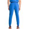 Cherokee Infinity Mens Mid Rise Jogger Scrub Pants Drawstring Waist, 4 Pockets, Zip Cargo Pocket, Rib-Knit Cuffs – IN204A(Royal)