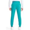 Cherokee Infinity Mens Mid Rise Jogger Scrub Pants Drawstring Waist, 4 Pockets, Zip Cargo Pocket, Rib-Knit Cuffs – IN204A(Teal Blue)