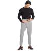 Cherokee Infinity Mens Mid Rise Jogger Scrub Pants Drawstring Waist, 4 Pockets, Zip Cargo Pocket, Rib-Knit Cuffs – IN204A(Vapor)