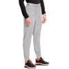 Cherokee Infinity Mens Mid Rise Jogger Scrub Pants Drawstring Waist, 4 Pockets, Zip Cargo Pocket, Rib-Knit Cuffs – IN204A(Vapor)