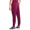 Cherokee Infinity Mens Mid Rise Jogger Scrub Pants Drawstring Waist, 4 Pockets, Zip Cargo Pocket, Rib-Knit Cuffs – IN204A(Wine)