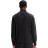 Cherokee Infinity Mens Zip Front Scrub Jacket, Rib-Knit Collar, 3 Pockets, Zipper Chest Pocket – IN350A(Black)