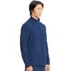 Cherokee Infinity Mens Zip Front Scrub Jacket, Rib-Knit Collar, 3 Pockets, Zipper Chest Pocket – IN350A(Navy)
