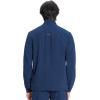 Cherokee Infinity Mens Zip Front Scrub Jacket, Rib-Knit Collar, 3 Pockets, Zipper Chest Pocket – IN350A(Navy)
