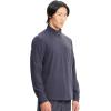 Cherokee Infinity Mens Zip Front Scrub Jacket, Rib-Knit Collar, 3 Pockets, Zipper Chest Pocket – IN350A(Pewter)