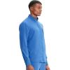Cherokee Infinity Mens Zip Front Scrub Jacket, Rib-Knit Collar, 3 Pockets, Zipper Chest Pocket – IN350A(Royal)