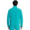 Cherokee Infinity Mens Zip Front Scrub Jacket, Rib-Knit Collar, 3 Pockets, Zipper Chest Pocket – IN350A(Teal Blue)