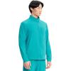 Cherokee Infinity Mens Zip Front Scrub Jacket, Rib-Knit Collar, 3 Pockets, Zipper Chest Pocket – IN350A(Teal Blue)