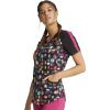 Cherokee Infinity Nurse Gifts Women Scrubs Top V-Neck Print CK645, S, Geo Nouveau