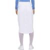 Cherokee Infinity Womens Drawstring Cargo Scrub Skirt, Knee Length, 5 Pockets, Rib-Knit Stretch, Moisture Wicking – CK505A(White)