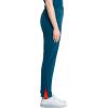 Cherokee Infinity Womens Pull-On Cargo Scrub Pants, Mid Rise, 5 Zip Pockets, Drawstring Waist with Tapered Leg – IN120A(Caribbean Blue)