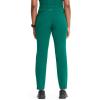 Cherokee Infinity Womens Pull-On Cargo Scrub Pants, Mid Rise, 5 Zip Pockets, Drawstring Waist with Tapered Leg – IN120A(Hunter)