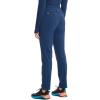 Cherokee Infinity Womens Pull-On Cargo Scrub Pants, Mid Rise, 5 Zip Pockets, Drawstring Waist with Tapered Leg – IN120A(Navy)