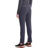 Cherokee Infinity Womens Pull-On Cargo Scrub Pants, Mid Rise, 5 Zip Pockets, Drawstring Waist with Tapered Leg – IN120A(Pewter)