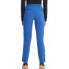 Cherokee Infinity Womens Pull-On Cargo Scrub Pants, Mid Rise, 5 Zip Pockets, Drawstring Waist with Tapered Leg – IN120A(Royal)