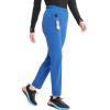 Cherokee Infinity Womens Pull-On Cargo Scrub Pants, Mid Rise, 5 Zip Pockets, Drawstring Waist with Tapered Leg – IN120A(Royal)