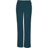 Cherokee Women’s Mid Rise Straight Leg Elastic Waist Pant(Caribbean Blue)