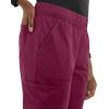 Cherokee Workwear Professionals Women Scrubs Pant Mid Rise Jogger WW036(Wine)