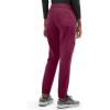 Cherokee Workwear Professionals Women Scrubs Pant Mid Rise Jogger WW036(Wine)