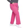Infinity by Cherokee Women Scrubs Pant Low Rise Slim Pull-on – 1124A(Carmine Pink)