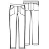Infinity by Cherokee Women Scrubs Pant Low Rise Slim Pull-on – 1124A(Ciel)