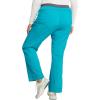 Infinity by Cherokee Women Scrubs Pant Low Rise Slim Pull-on – 1124A(Teal Blue)