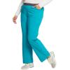 Infinity by Cherokee Women Scrubs Pant Low Rise Slim Pull-on – 1124A(Teal Blue)