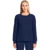 Cherokee Infinity Long Sleeve Scrubs for Women, 4-Way Stretch Performance Fabric – CK781A(Navy)