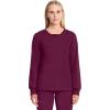 Cherokee Infinity Long Sleeve Scrubs for Women, 4-Way Stretch Performance Fabric – CK781A(Wine)