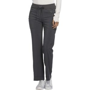Cherokee Infinity Mid Rise Tapered Leg Drawstring Nurse Scrub Pants for Women Womens Scrubs 2 Pockets – CK100A(Pewter)