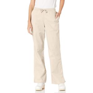 Cherokee Women’s Ww Flex W Certainty Midrise Flare Drawstring Pant(Khaki)