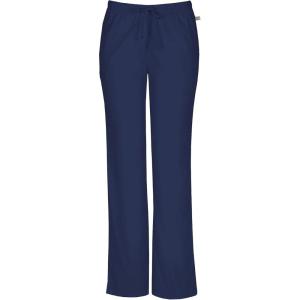 Cherokee Women’s Ww Flex W Certainty Midrise Flare Drawstring Pant(Navy)