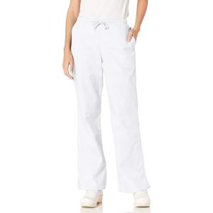 Cherokee Women’s Ww Flex W Certainty Midrise Flare Drawstring Pant(White)