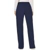 Cherokee Scrub Set for Women, V-Neck Top & Drawstring Flare Leg Pant, Soft 2-Way Stretch Easy Care Medical Uniform – CK00041C(Navy)
