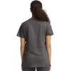 Cherokee Scrub Set for Women, V-Neck Top & Drawstring Flare Leg Pant, Soft 2-Way Stretch Easy Care Medical Uniform – CK00041C(Pewter)