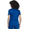 Cherokee Women’s Scrub Set Tuckable V-Neck Top WW657 Mid Rise Jogger Pants WW115(Royal)