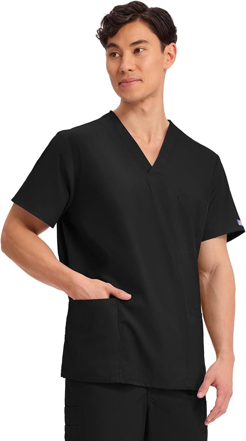 imageCherokee Womens Unisex VNeck TopBlack