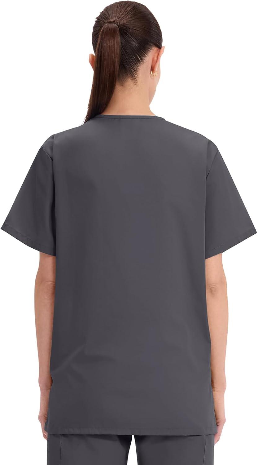 imageCherokee Womens Unisex VNeck TopPewter