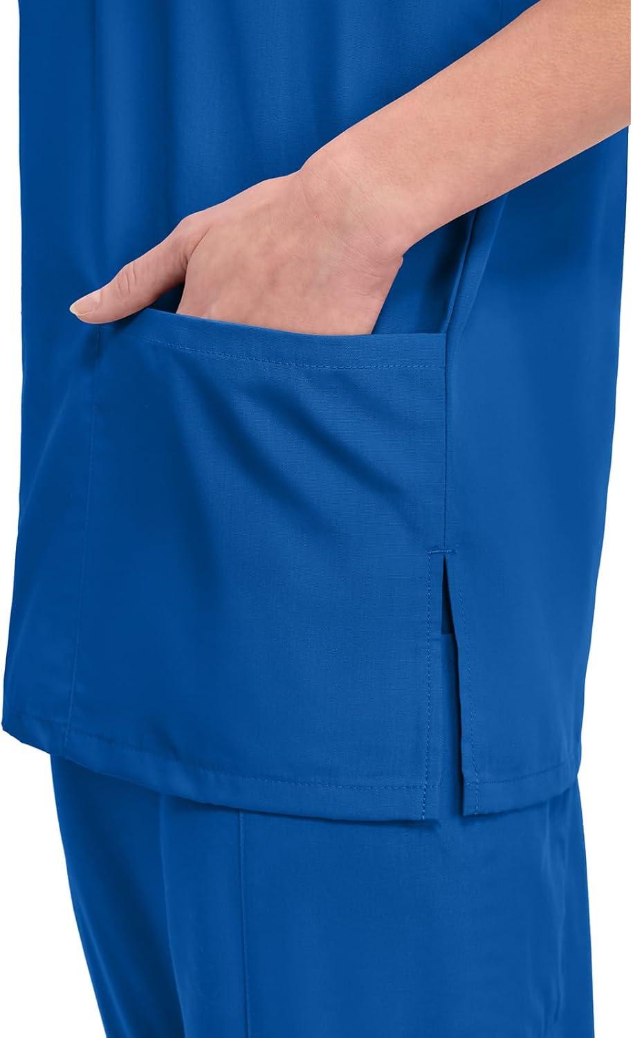 imageCherokee Womens Unisex VNeck TopRoyal