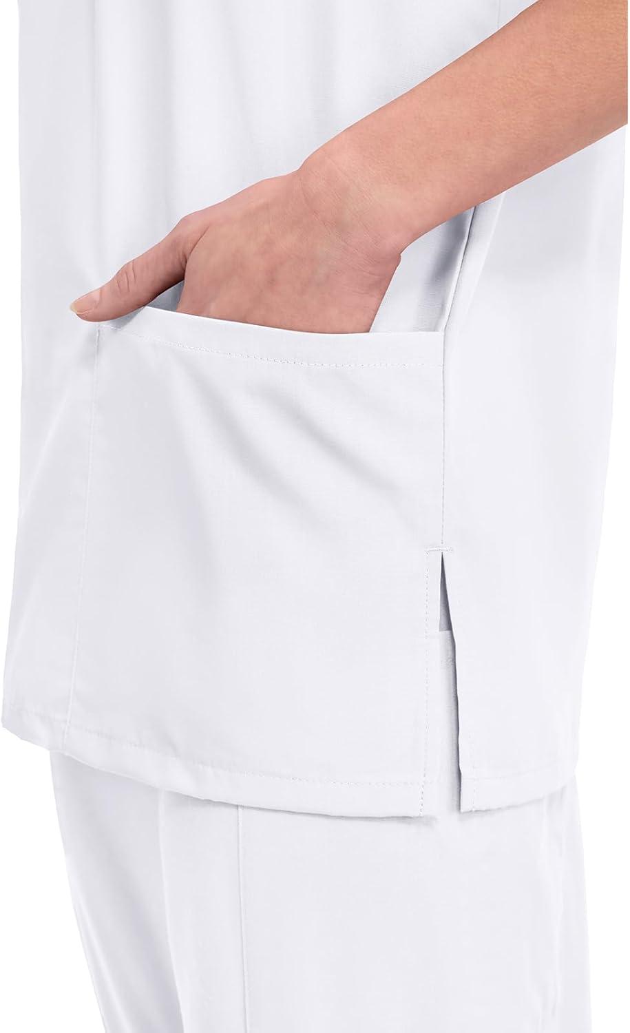 imageCherokee Womens Unisex VNeck TopWhite